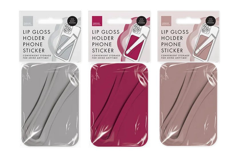 Lip gloss holder phone sticker