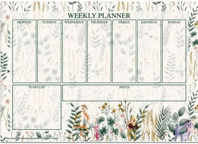 Winnie the Pooh A4 desk planner pad