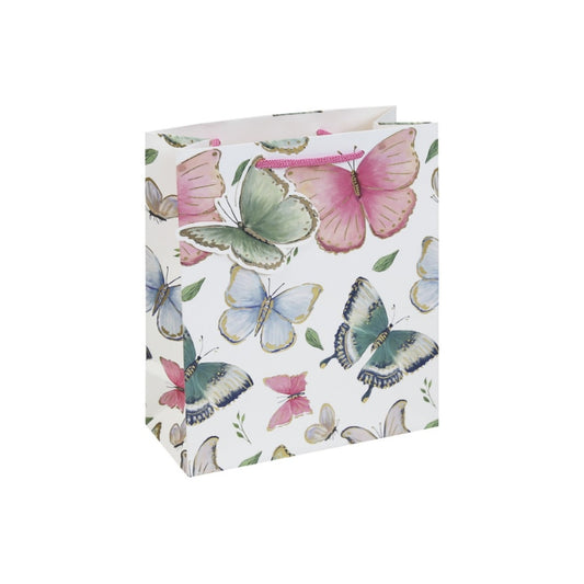 Medium gift bag - kraft butterfly