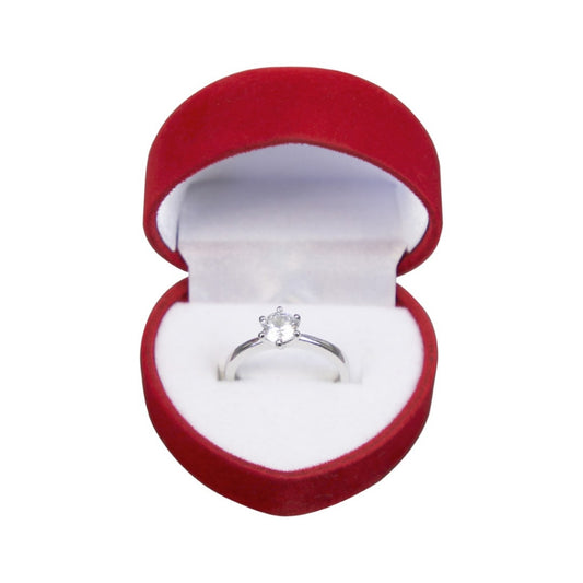 Valentine’s Day ring in box.