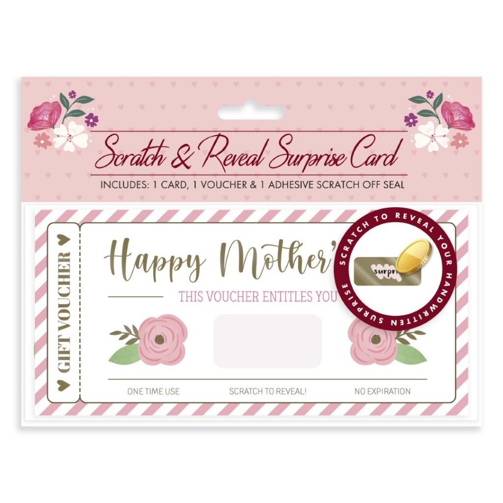 Mother’s Day scratch card voucher