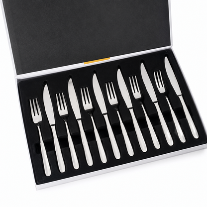Stellar Winchester 12 piece steak knife & fork set