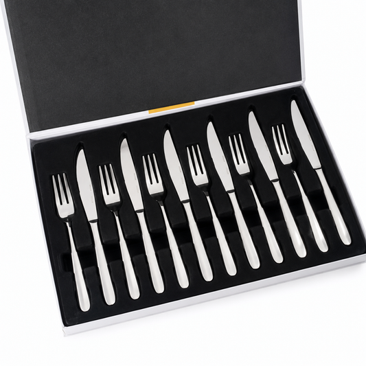 Stellar Winchester 12 piece steak knife & fork set.