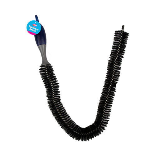 Long radiator brush