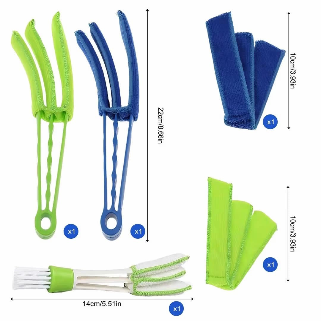 Venetian blind cleaner set.