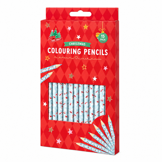 Christmas colouring pencils 15 pack