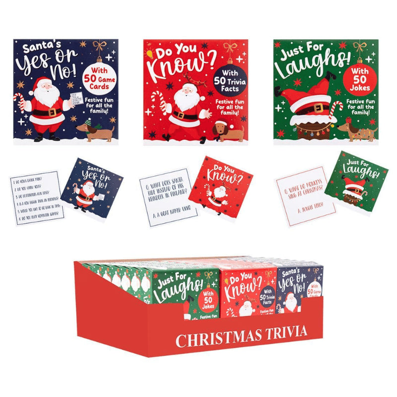 Christmas trivia challenge game.