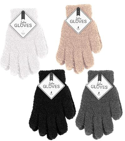 Ladies soft gloves.