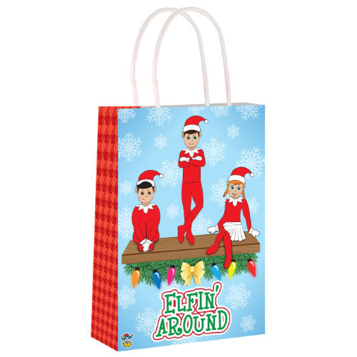 Elfin around treat bag.