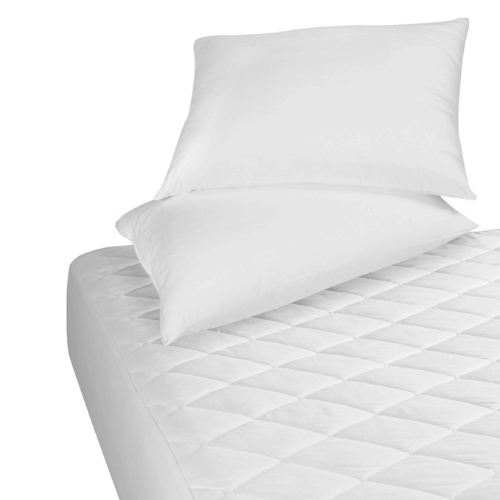 Extra deep quilted mattress protector - kingsize.