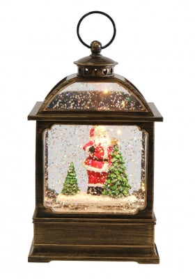 Christmas LED glitter swirl musical lantern USB