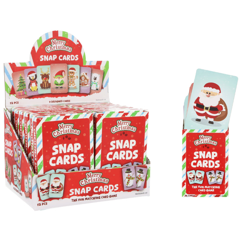 Christmas snap card game.