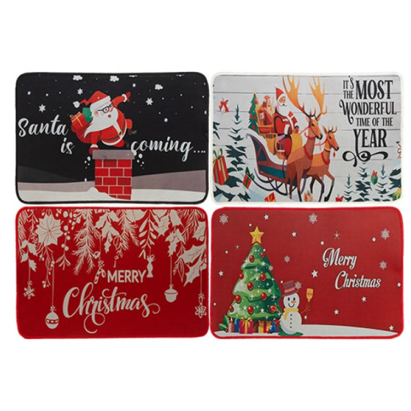 Christmas door mat.