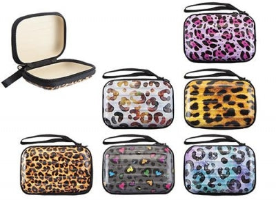 Leopard print headphone case