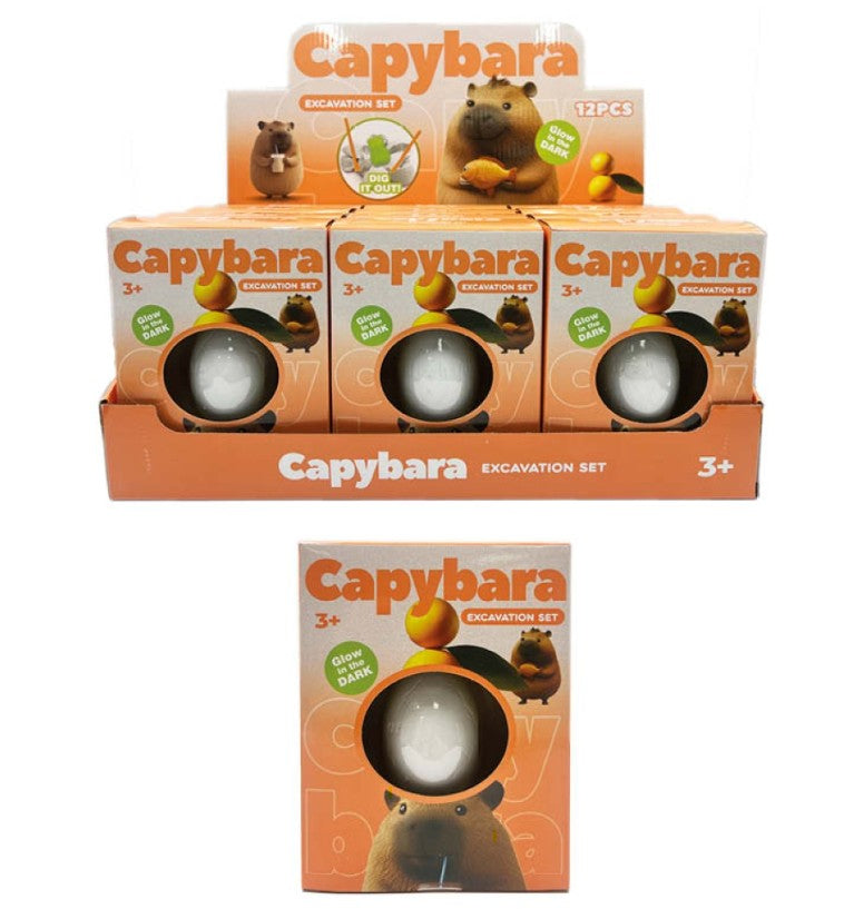 Dig out glow in the dark capybara