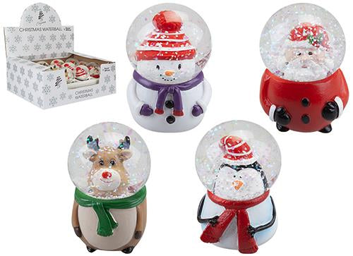 Christmas character snow globe