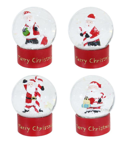 Santa snow globe