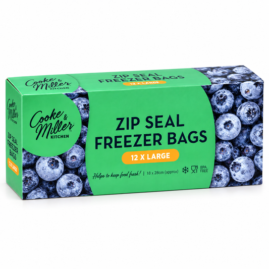 Slide zip freezer bags 12 pack