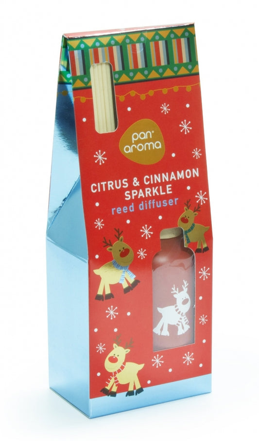 Christmas reed diffuser - citrus & cinnamon sparkle