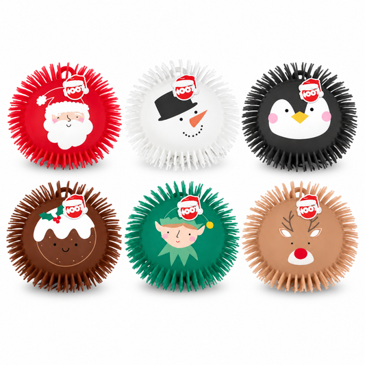 Christmas jiggly character ball
