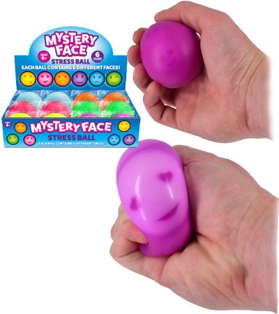 Squishy mystery face stress ball