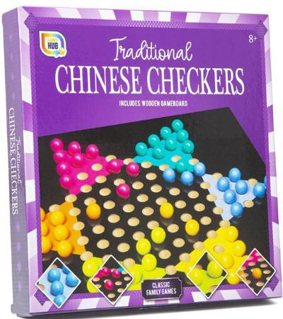 Traditional Chinese checkers board game