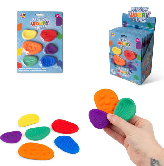 Fidget worry stones