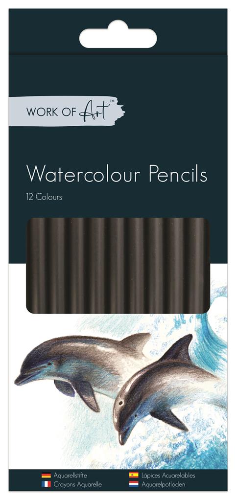 Watercolour pencils