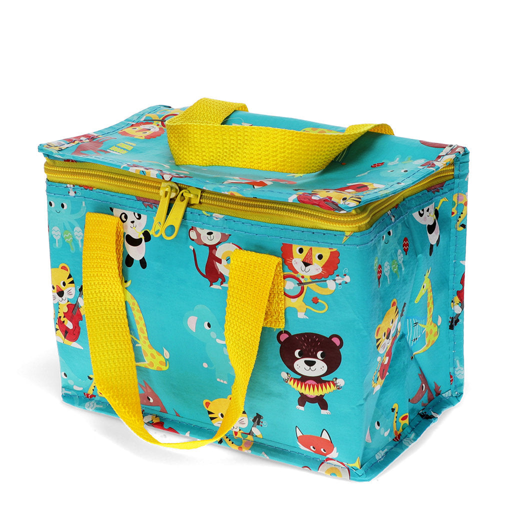 Insulated lunch bag - animal band