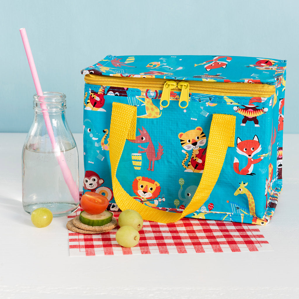 Insulated lunch bag - animal band