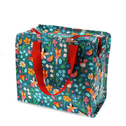 Mini storage bag - fairies in the garden