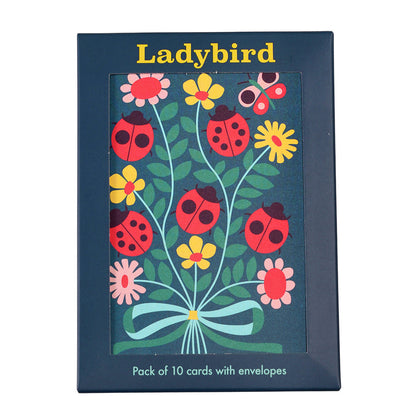 Greetings cards 10 pack - ladybirds