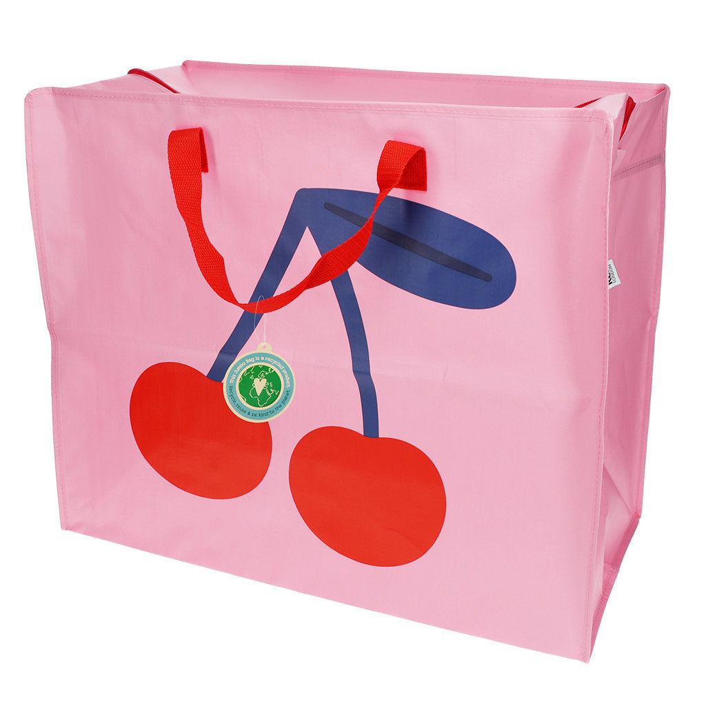 Jumbo storage bag - cherry
