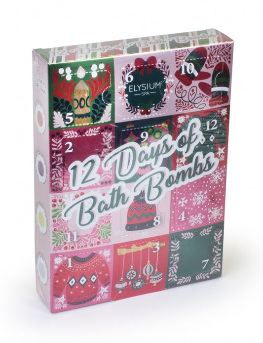 Bath bomb advent calendar