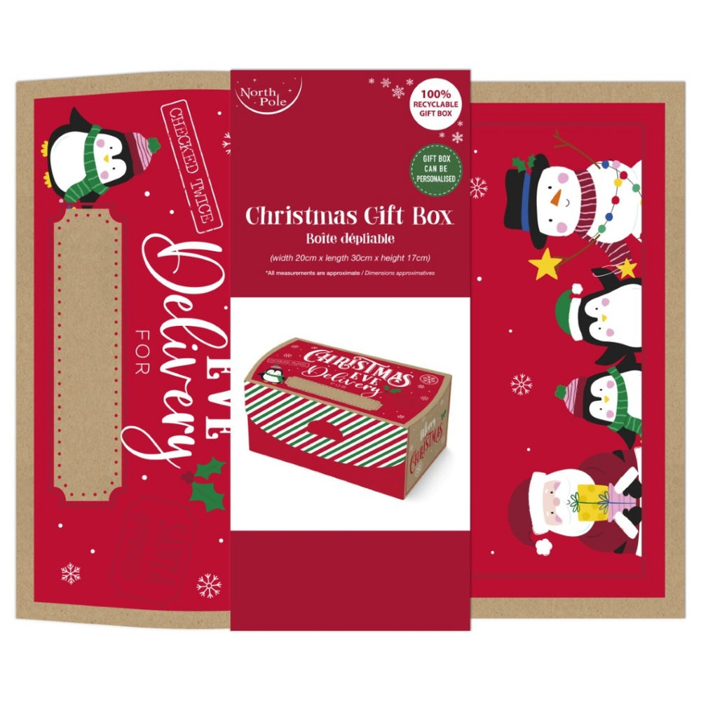 Christmas flat pack box - Christmas Eve