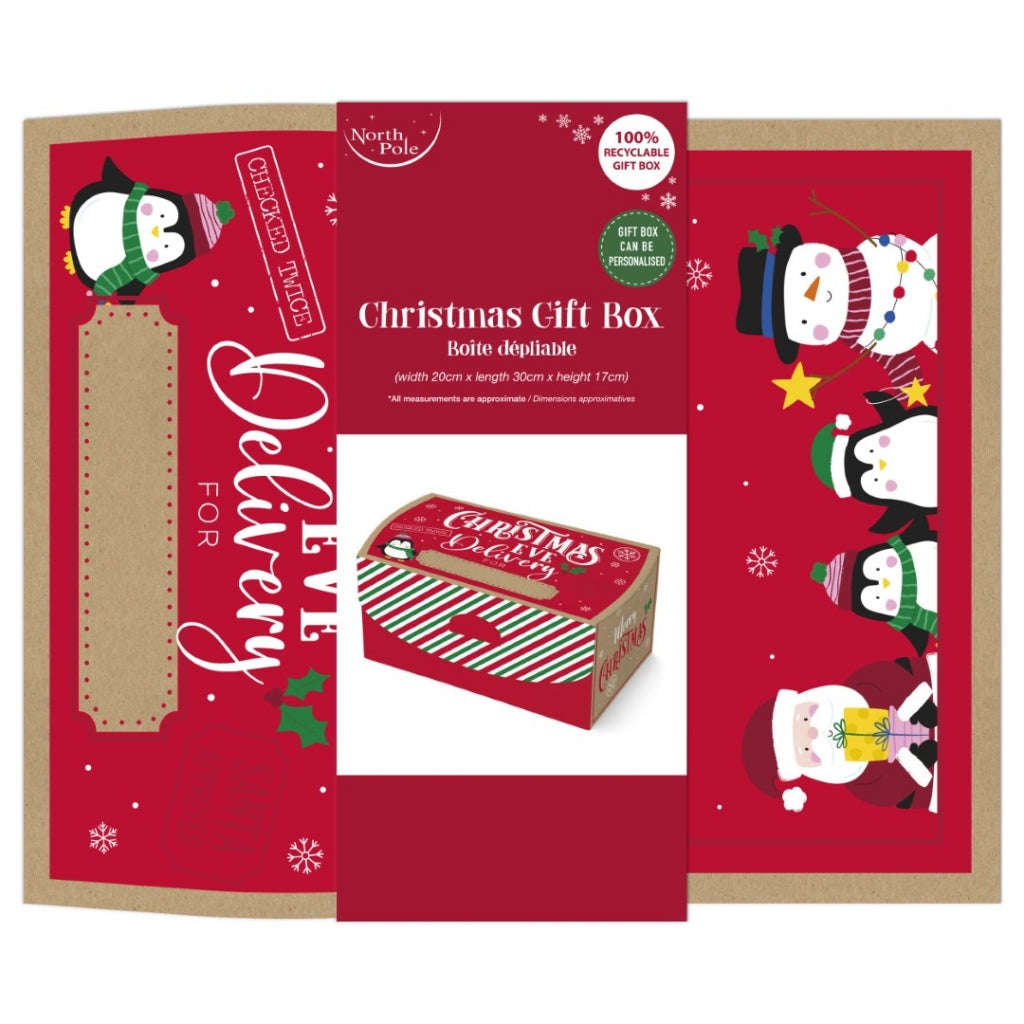 Christmas flat pack box - Christmas Eve