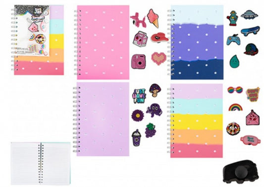 Silicone charm notebook