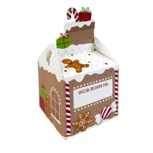 Treat boxes 4 pack - gingerbread