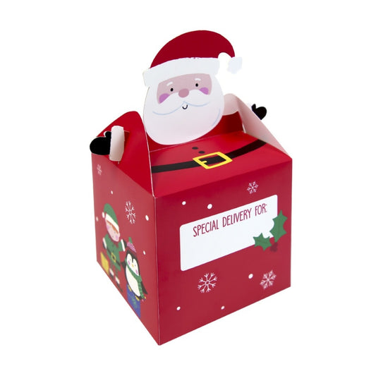 Treat boxes 4 pack - Santa
