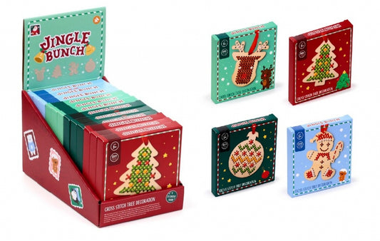 Christmas cross stitch DIY decoration