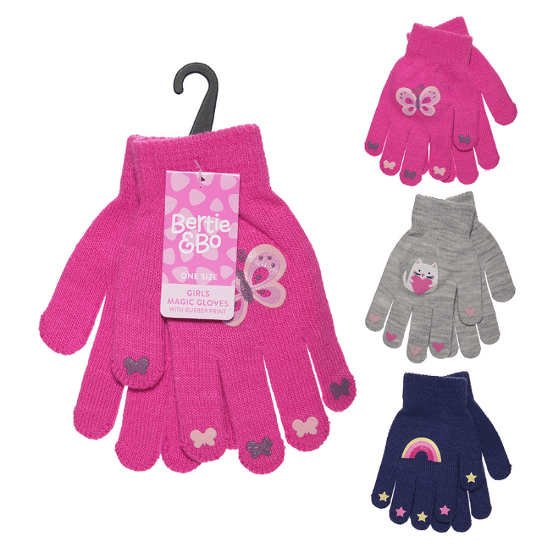 Kids magic gripper gloves - girls