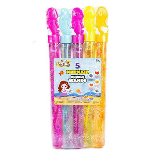 Mermaid bubble wands 5 pack