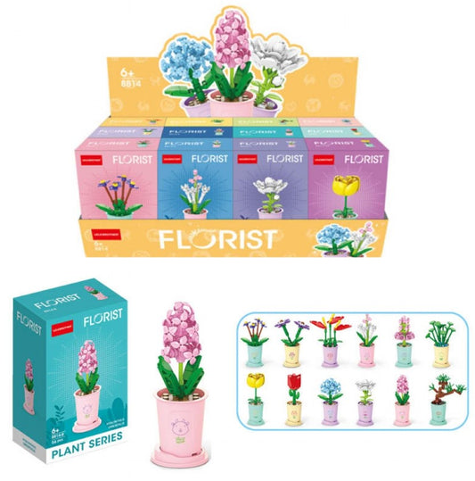 Building brick flower florist kit