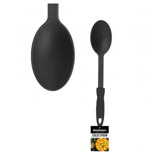 Black nylon solid spoon