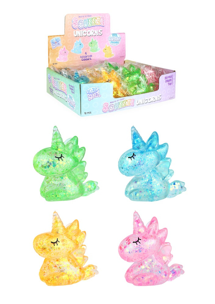 Sugar maltose squeeze toy - unicorn