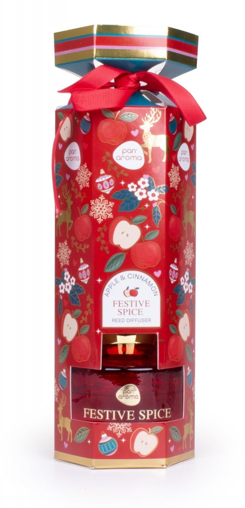 Christmas cracker reed diffuser - red festive spice