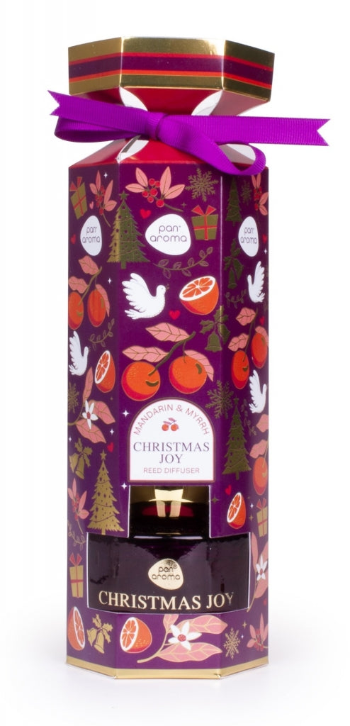 Christmas cracker reed diffuser - purple Christmas joy