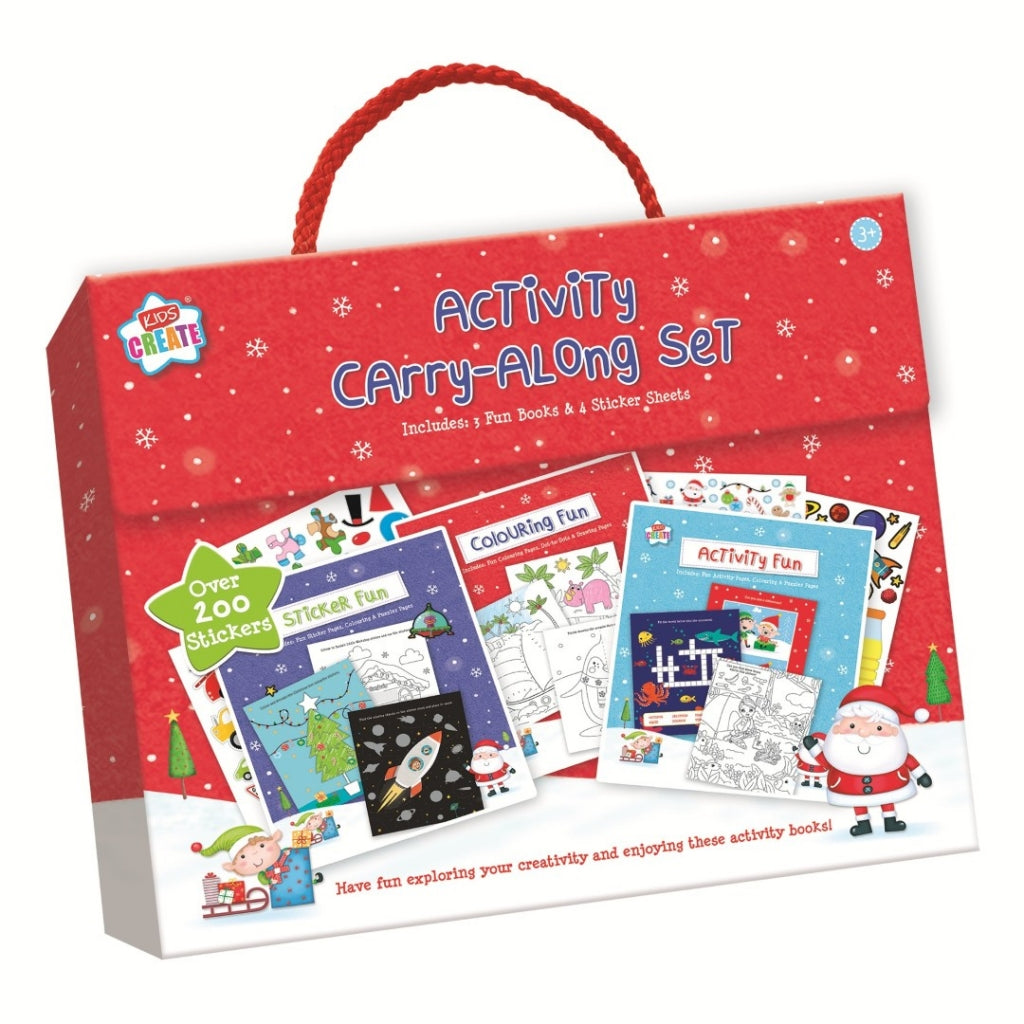 Christmas activity carry-along set