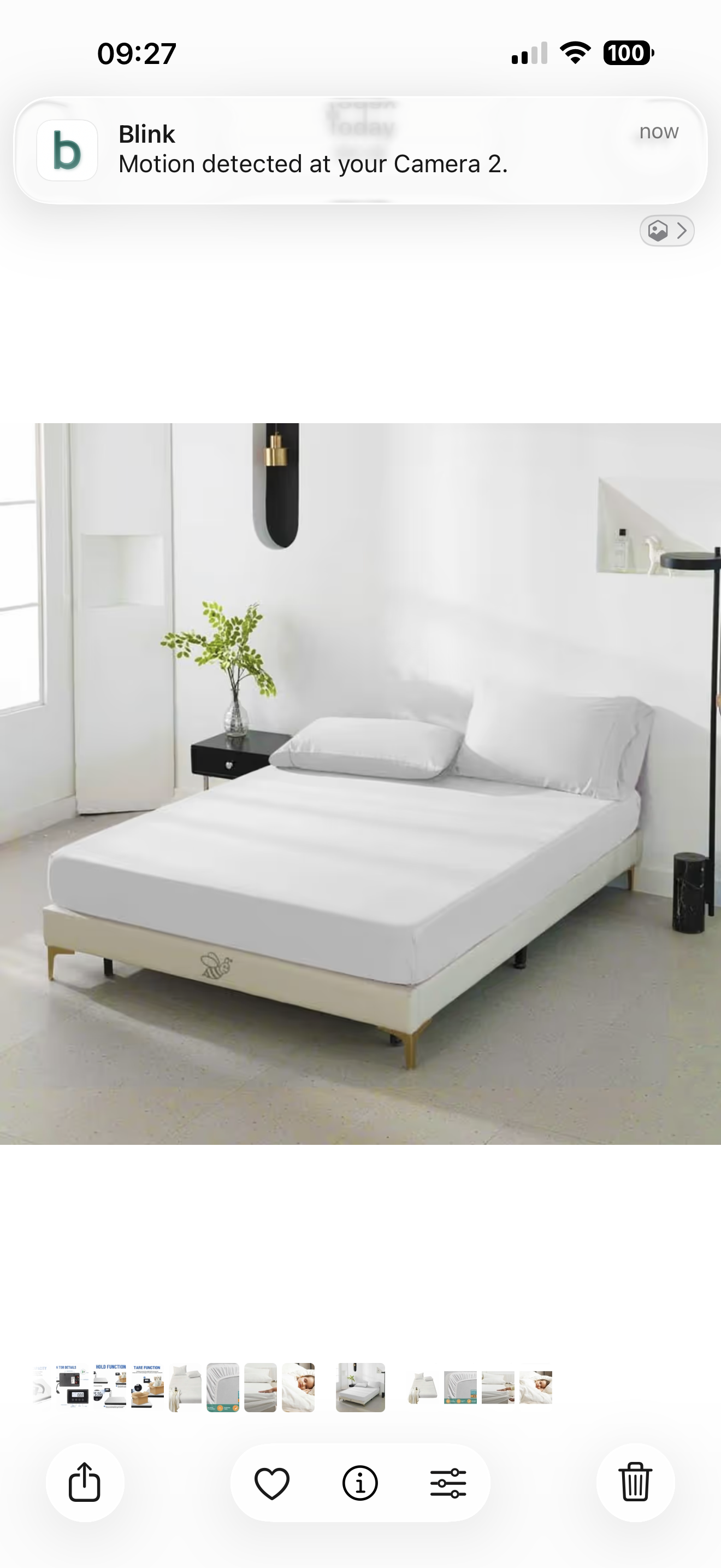 Super King white deep pocket fitted sheet.