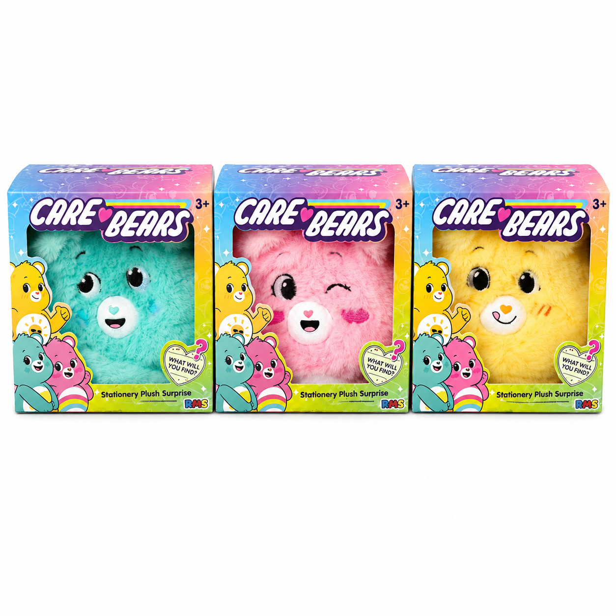 Care Bears plush with suprise stationery